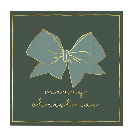 Cocktail Napkin | Bow