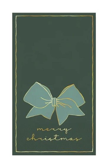 Paper Guest Towel | Blue Christmas