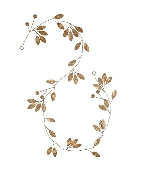 Metal Vine Garland | Gold