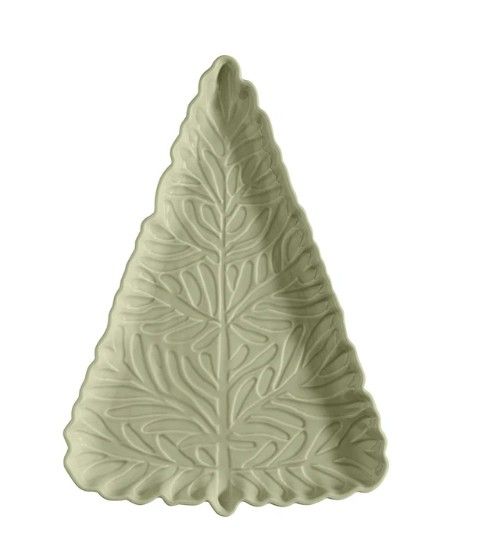 Ceramic Tree Plater | Sage