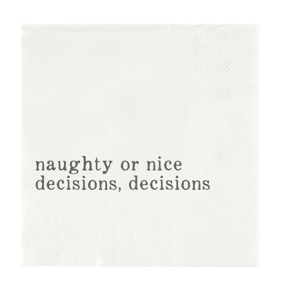 Paper Napkin | Naughty/Nice