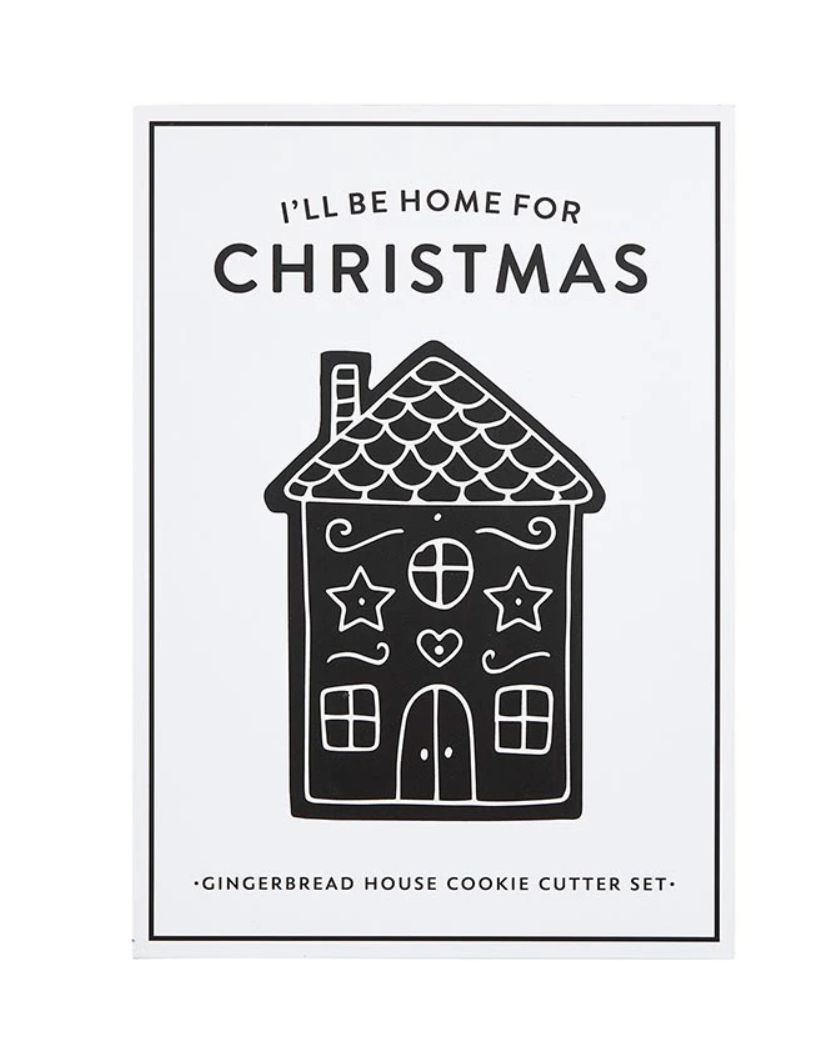 Gingerbread House Kit | Home For Christmas | Cookie Cutter Set