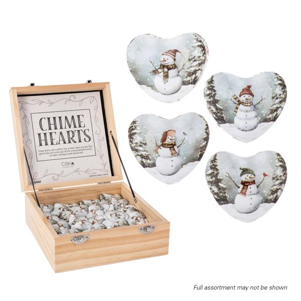 Snowman Heart Chime