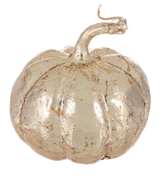 Gold Pumpkin Figurine