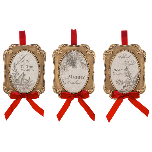 Holiday Message Frame Ornament