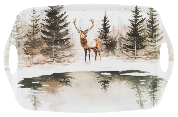 Winter Stag Tray