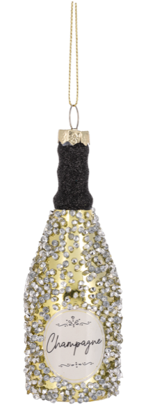 Champagne Bottle Ornament