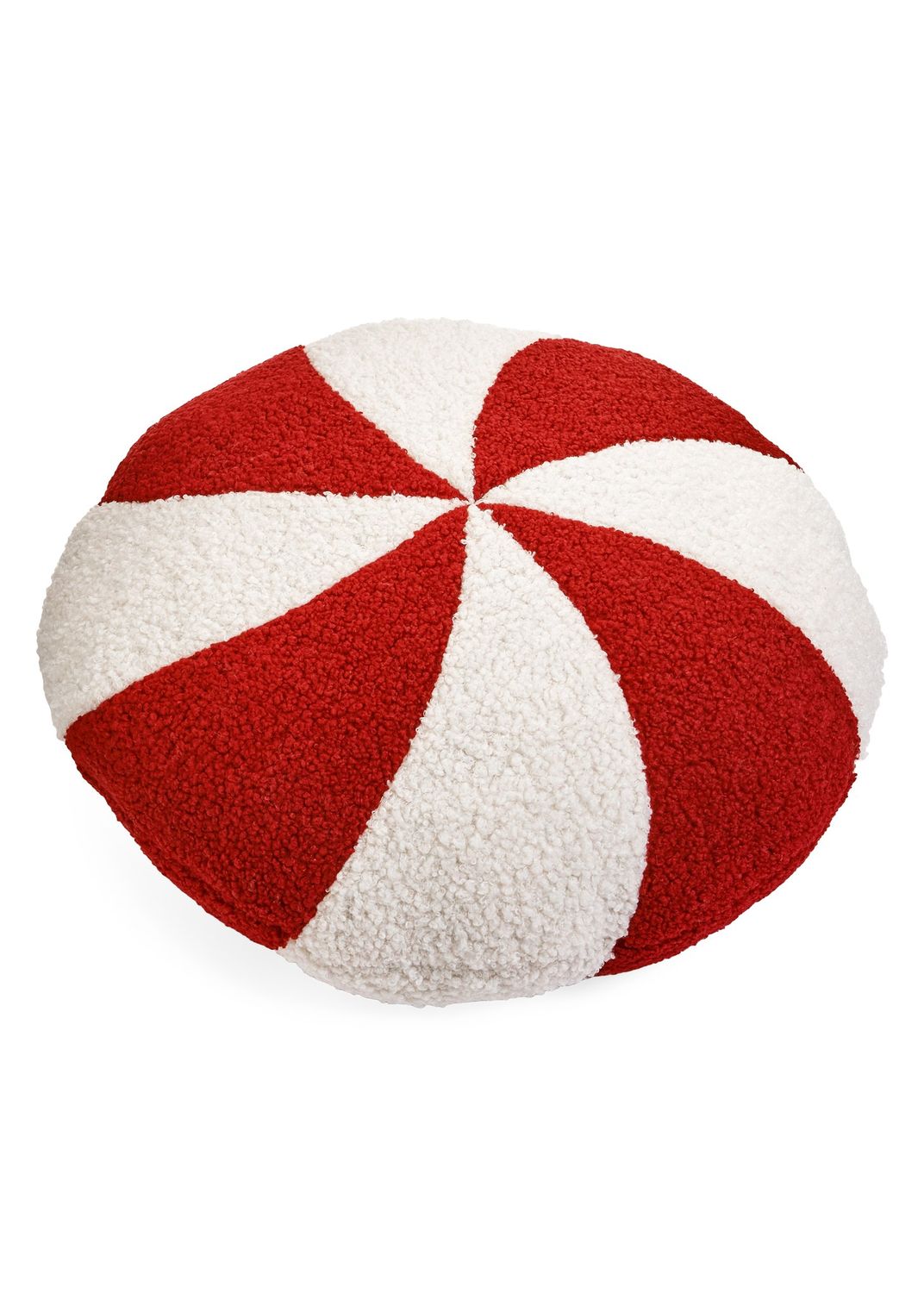 Lollipop Red-White Pillow | 16x16