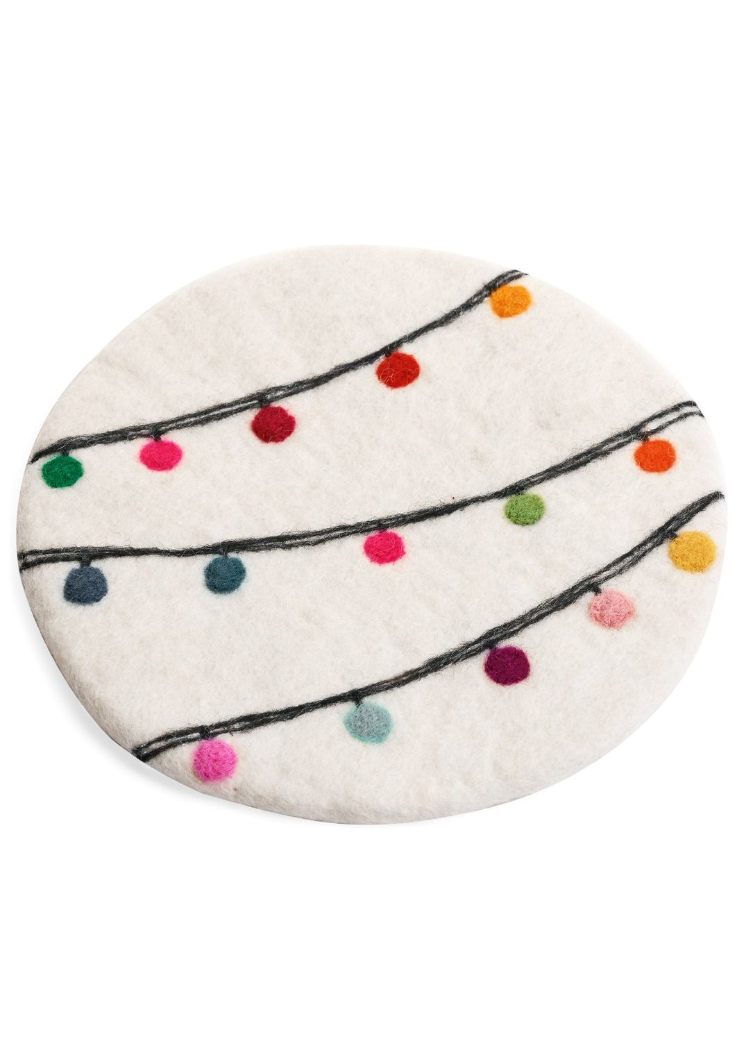 Wool Christmas Trivet