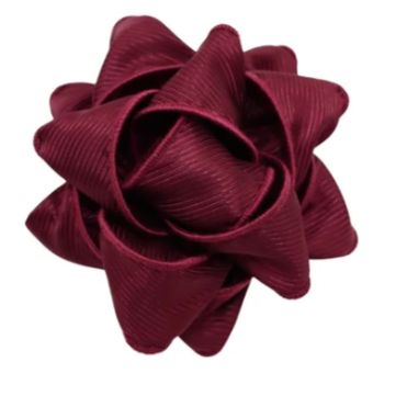 Burgundy Stripes | Gift Bow