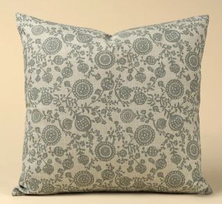 Pomegranate Pillow | Slate Blue