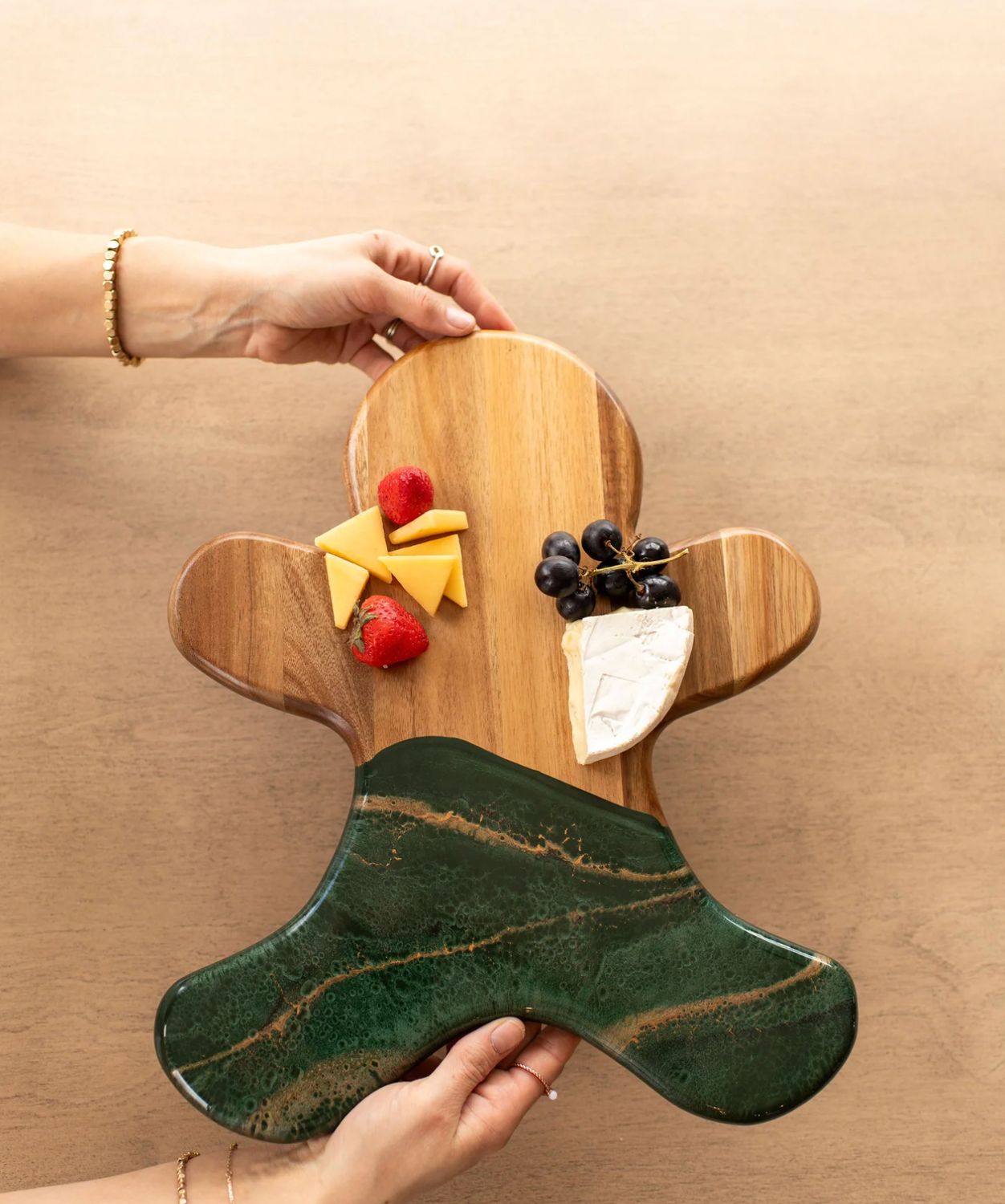 Gingerbread Man Charcuterie Board | Evergreen