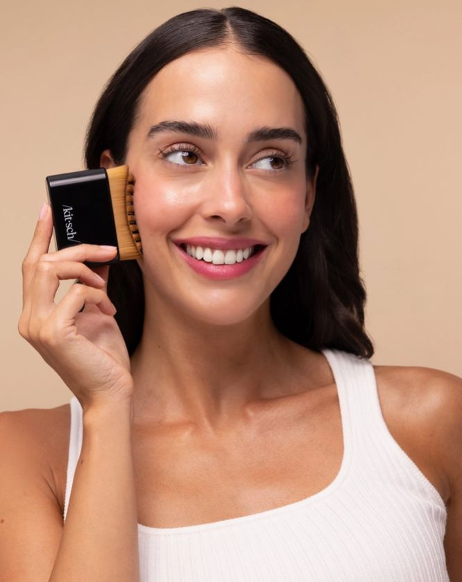 Lymphatic Contour Face Brush | Black