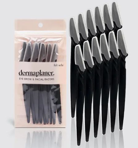 Recycled Plastic Dermaplaners Black | 12pc