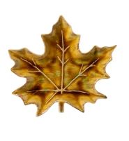Maple Leaf Plate | Harvest Yellow