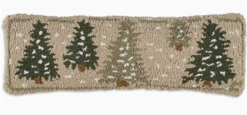 Frosted Trees Lumbar Pillow | 24x5