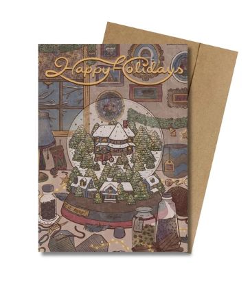 Christmas Globe | Mini Card