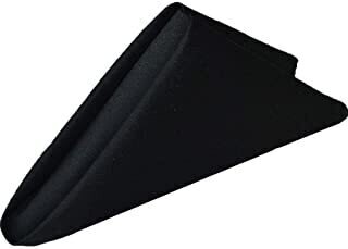 Serviettes noire 50x50