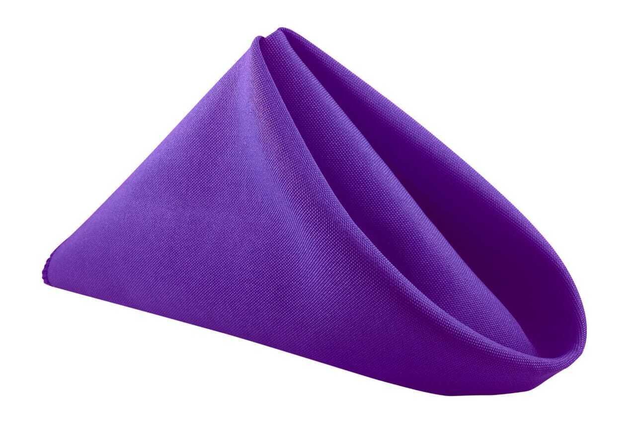 Serviette violet 50x50