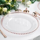 Sous assiette de présentation Rose Gold (verre 33 cm)