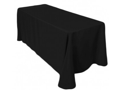 Nappe rectangulaire noire 220x320 cm XL