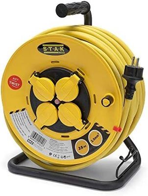 Prolongateur enrouleur électrique 40 m 3G2.5 mm2 IP44