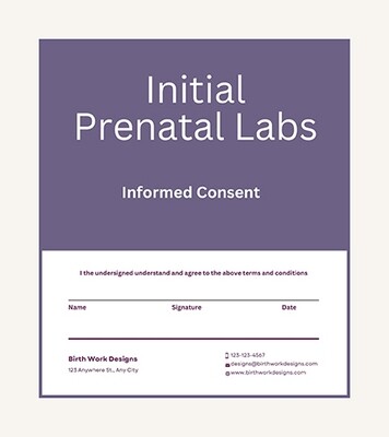 INITIAL PRENATAL LABS