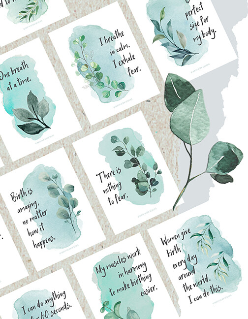 BIRTH AFFIRMATION CARDS