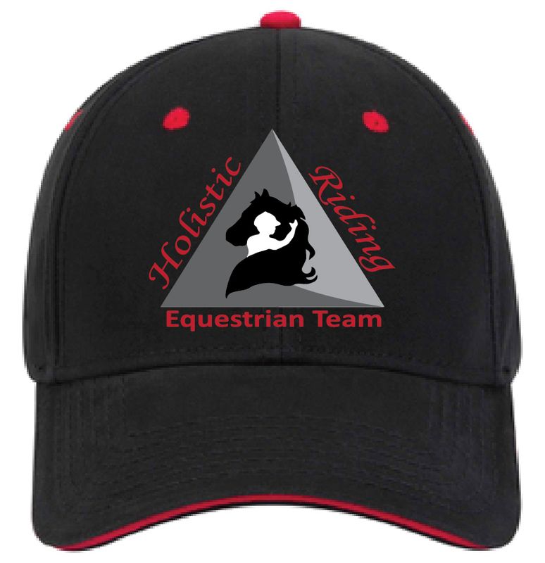 HRET - Black/Red Superior Cotton Twill Sandwich Visor HRET - Black/Red Superior Cotton Twill Sandwich Visor