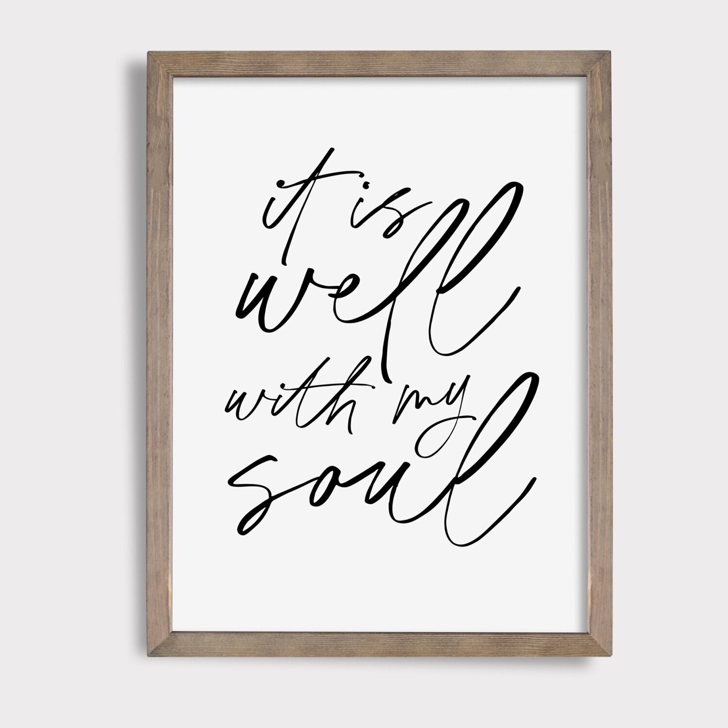 It Is Well With My Soul || Digital Download || Printable Art