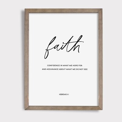 Hebrews 11:1 || Faith || Digital Download | Printable Art