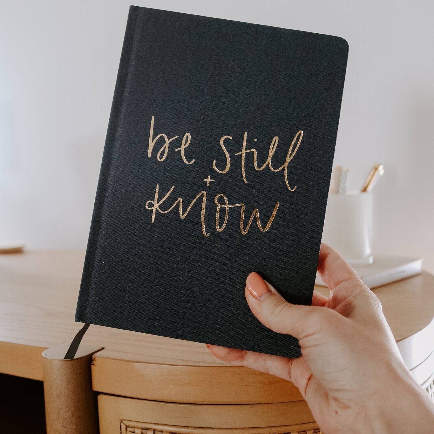 Be Still and Know ||  Fabric Journal