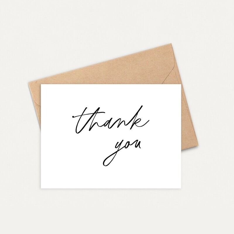 Thank You Cards  || Set of 12