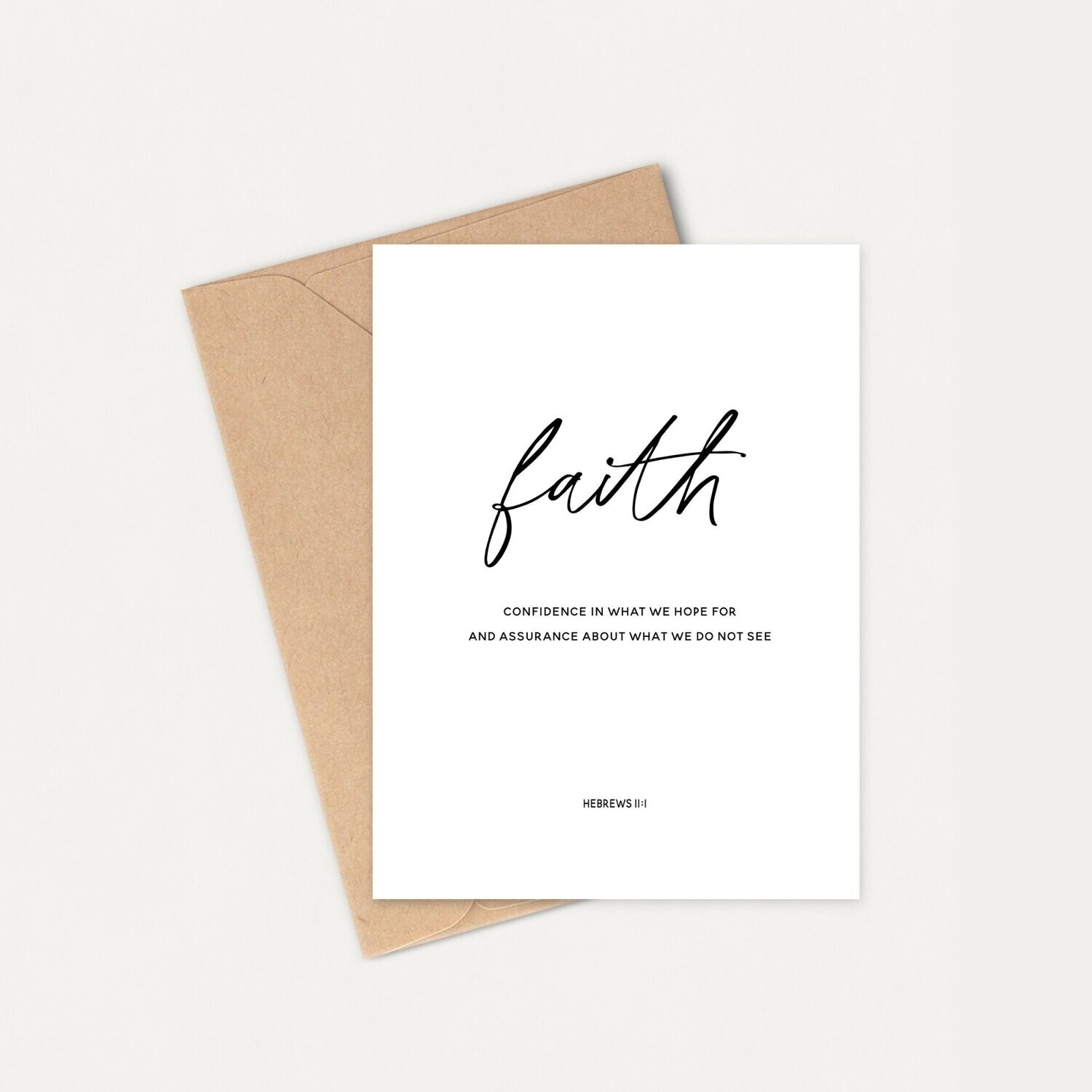 Faith Cards || Hebrews 11:1 || Set of 12