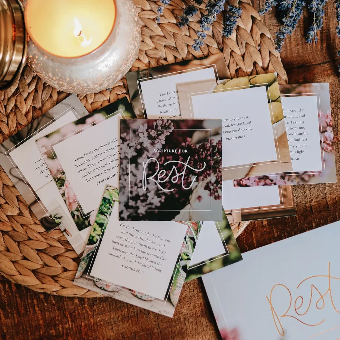 Rest || Verse Card Set