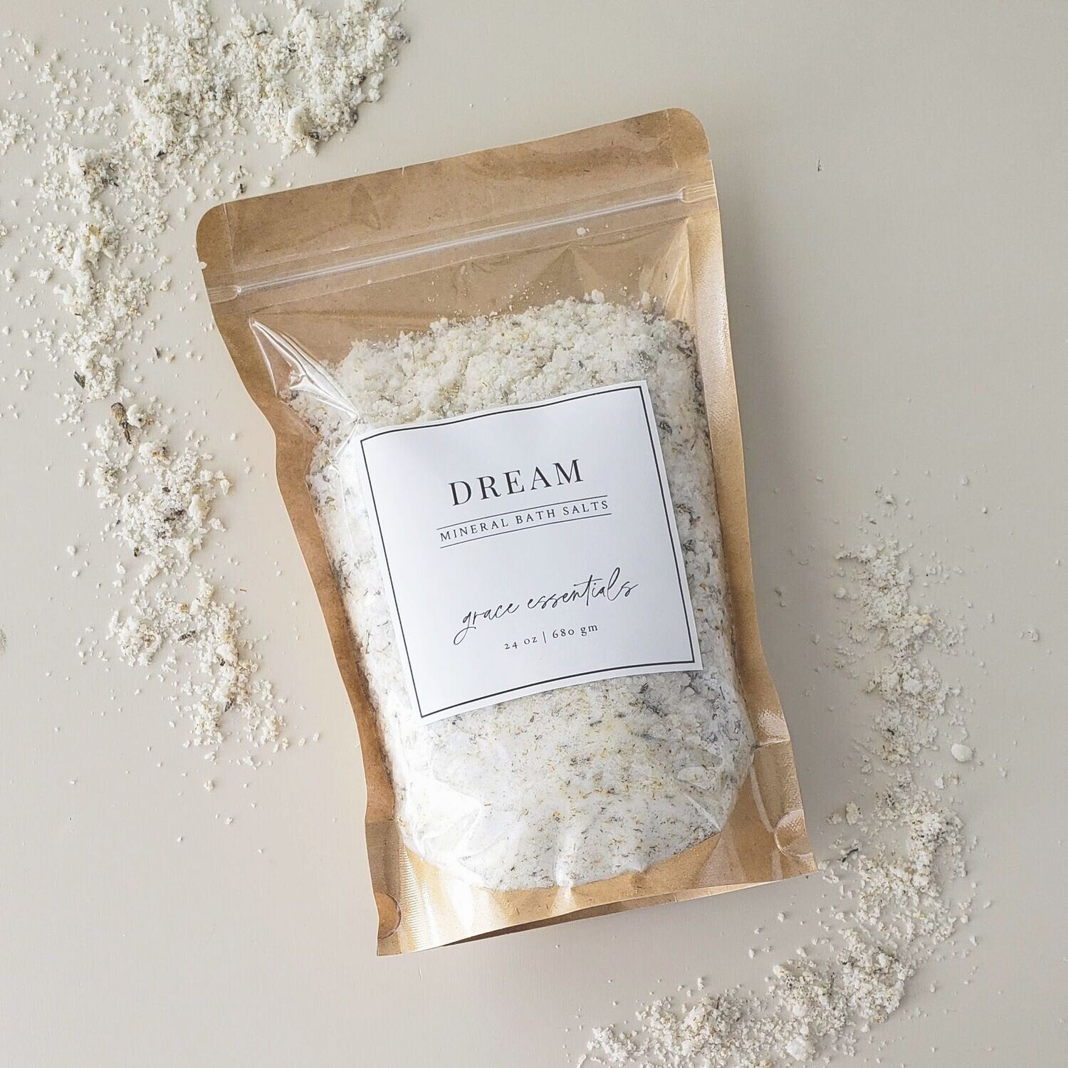 Dream Mineral Bath Soak || Lavender + Chamomile + Epsom Salts + Dead Sea Salts