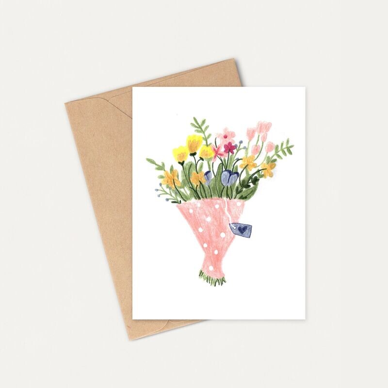 Flower Bouquet || Cards by ELLA || Set of 6