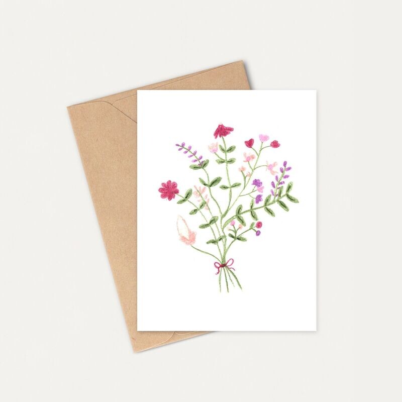 Garden Flowers || Cards by ELLA || Set of 6