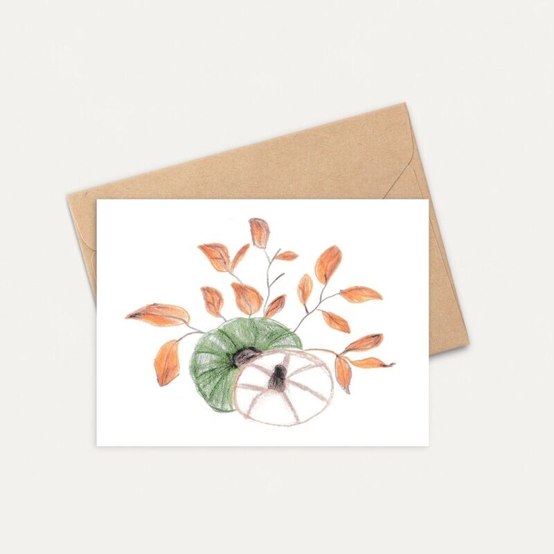 Pumpkins + Leaves || Cards by ELLA || Set of 6
