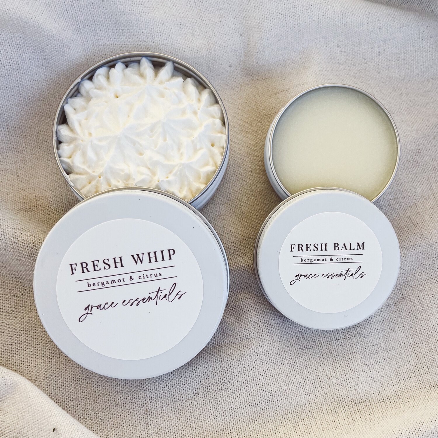 FRESH  Balm & Whip Travel Set || Bergamot + Grapefruit + Tangerine