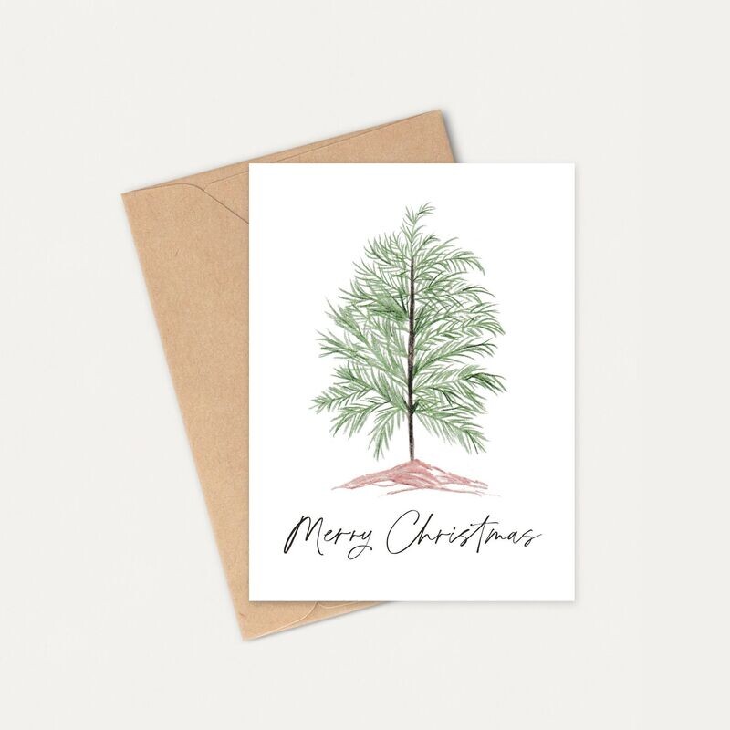 Merry Christmas Tree || Cards by ELLA || Set of 6