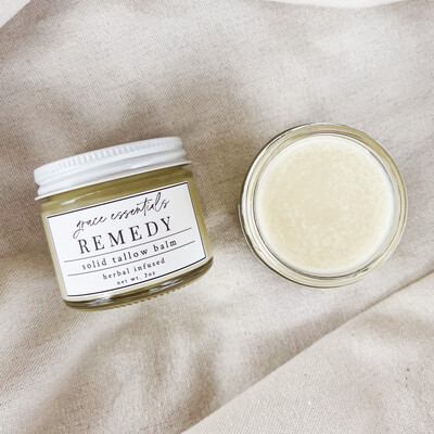 REMEDY Herbal Infused Balm || Calendula + Marshmallow Root + Chamomile + Plantain