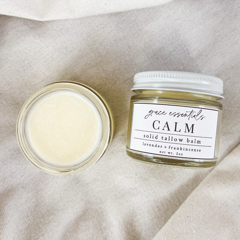 CALM Balm || Lavender + Frankincense + Infused Chamomile