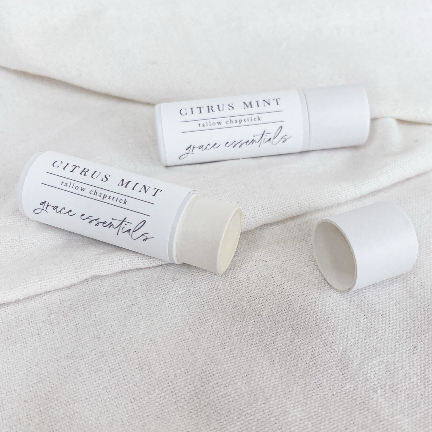 CITRUS MINT Chapstick || Peppermint + Lemon + Grapefruit