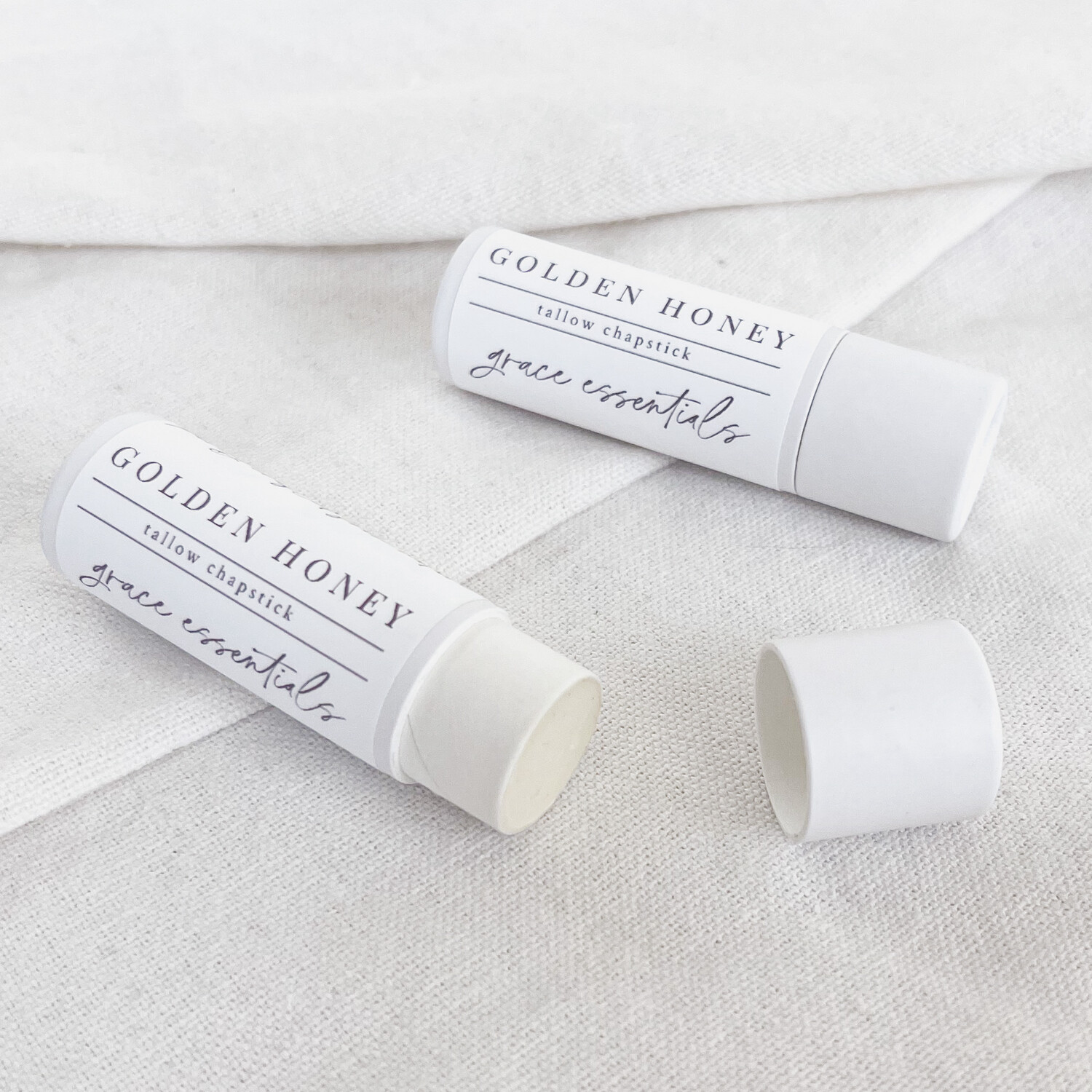 GOLDEN HONEY Chapstick || Raw Honey + Infused Calendula + Vanilla Bean