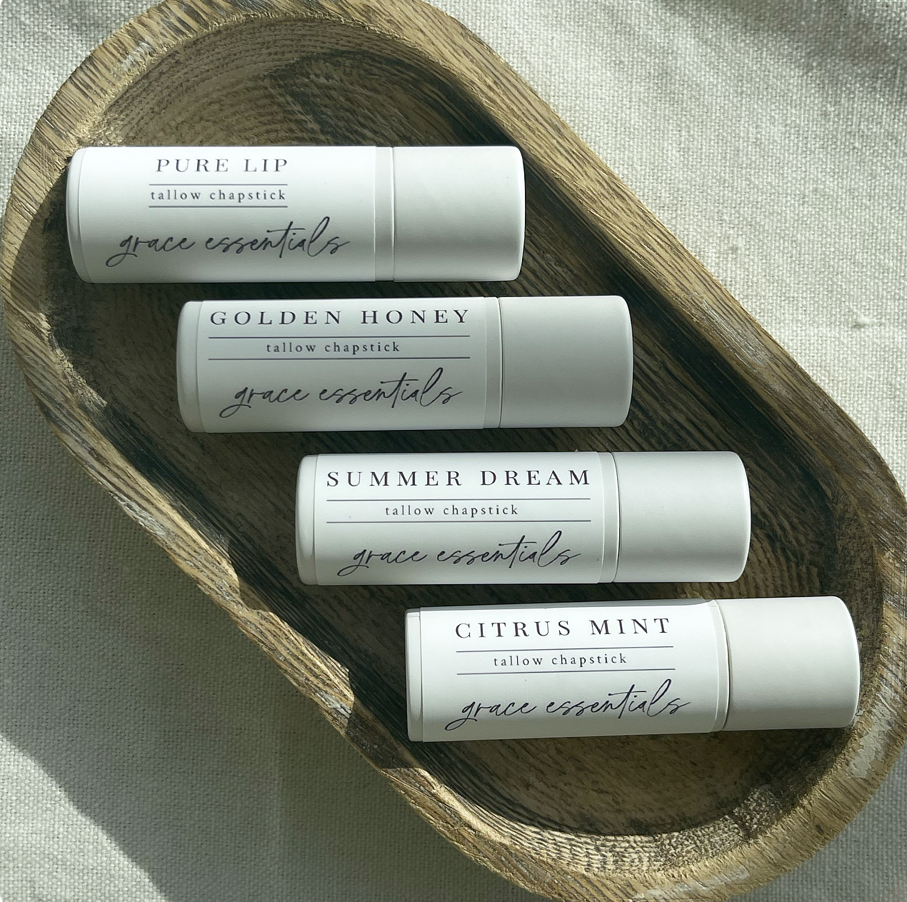 CITRUS MINT Chapstick || Peppermint + Lemon + Grapefruit