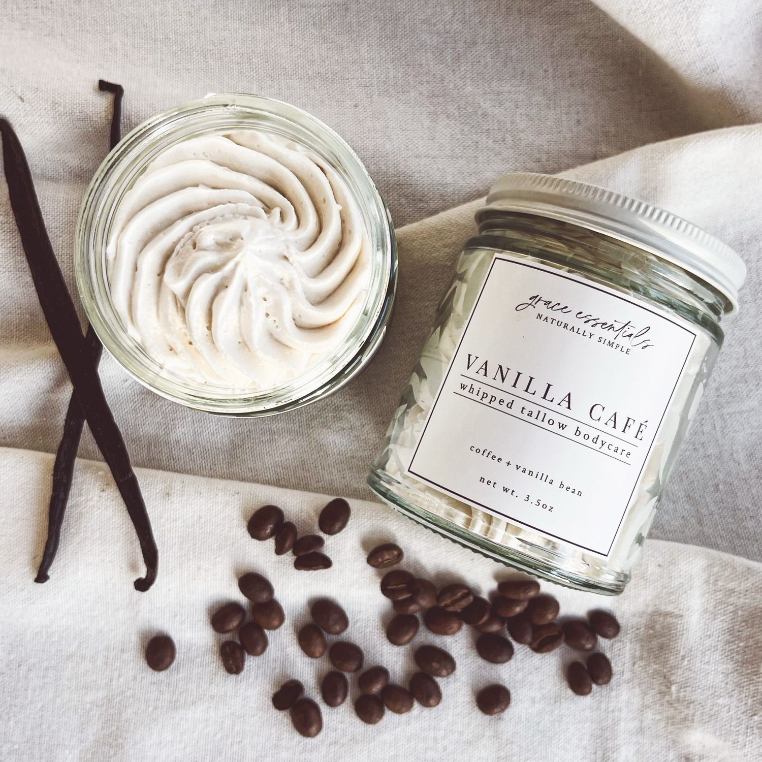 VANLLA CAFÉ Whip ||  Infused Vanilla Bean + Coffee Bean