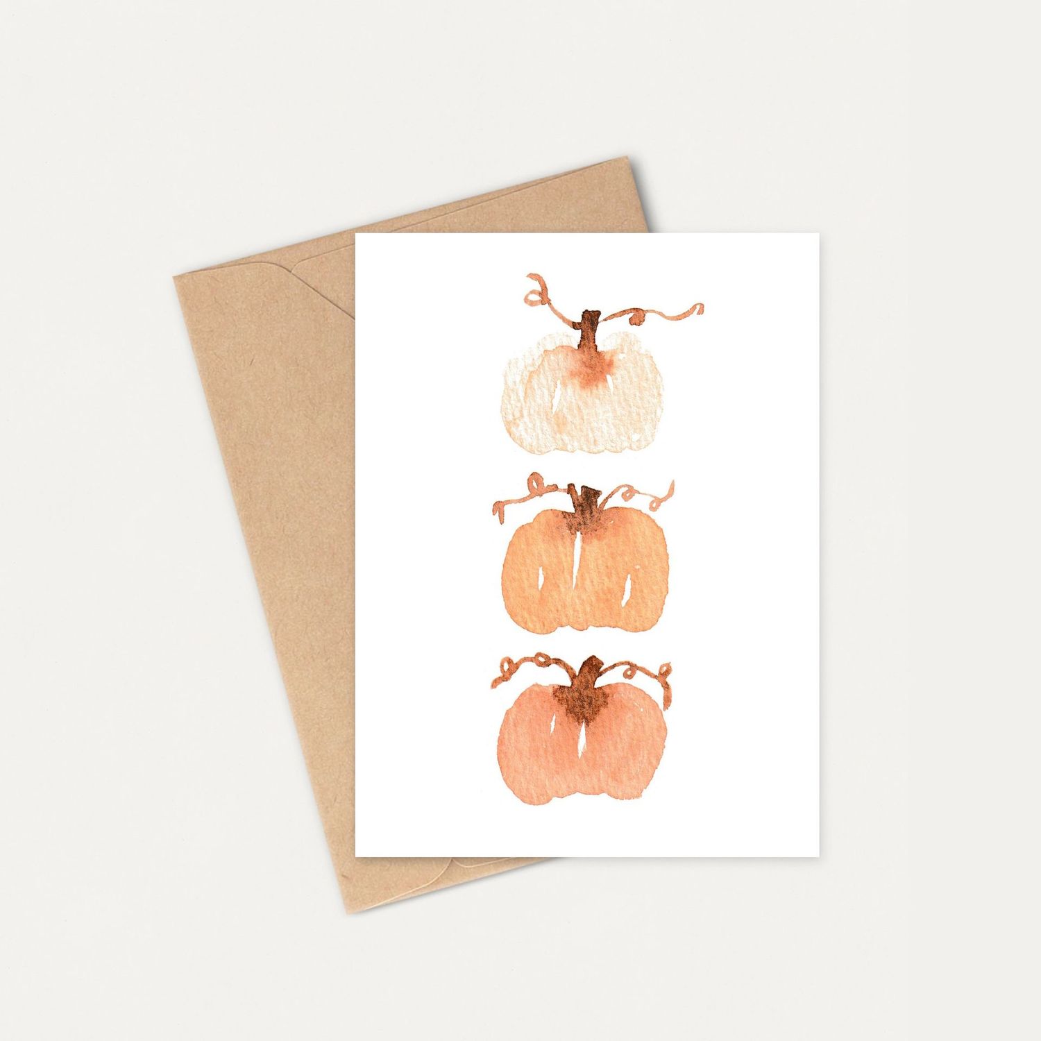 Fall Pumpkins || Cards by ELLA || Set of 6