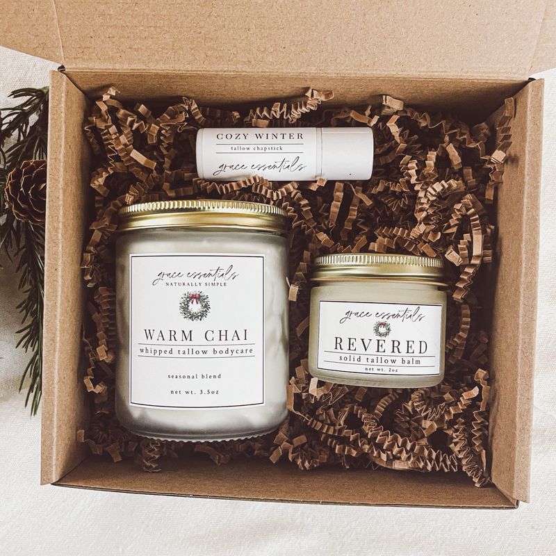Christmas Gift Box || Whip + Balm + Chapstick Options