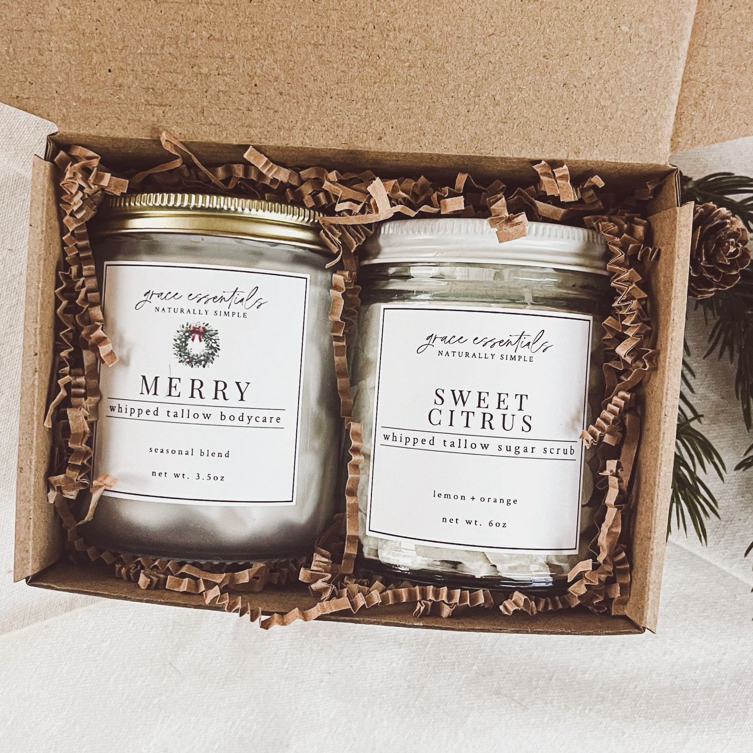 Christmas Gift Box || Whip + Sugar Scrub Options